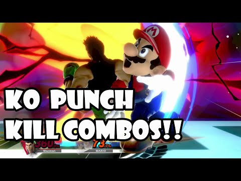 KO Punch KILL COMBOS!! (SMASH ULTIMATE)