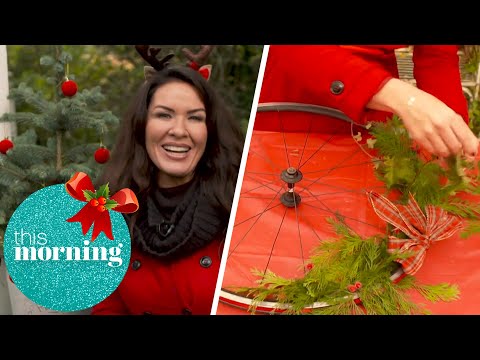 How to Make a DIY Christmas Wreath | This Morning