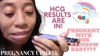 HCG BLOOD TEST RESULTS // 1ST DOCTORS APPOINTMENT  VLOG // PREGNANCY UPDATE // RAINBOW BABY // SAHM