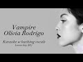 Olivia Rodrigo - vampire (karaoke lower key w/backing vocals)