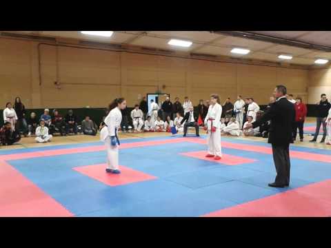 Julia Wilhelmiina Beth "Female Team Kumitee" SSS Karate Championship 2015 03 29 15 06 12