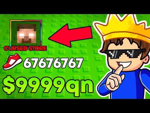 I TROLLED RICH VILLAGER USING CURSED POWERS IN ESCAPE TSUNAMI FOR BRAINROTS !!