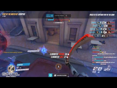 Overwatch Fastest Genji God Necros Tryhard Genji Gameplay