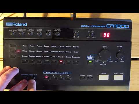 Roland CR-1000 Digital Drummer Drum Machine image 7