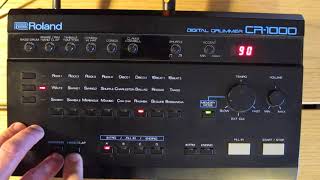Video thumbnail for Roland CR-1000 Digital Drummer Drum Machine Presets Demo by ChrisLody