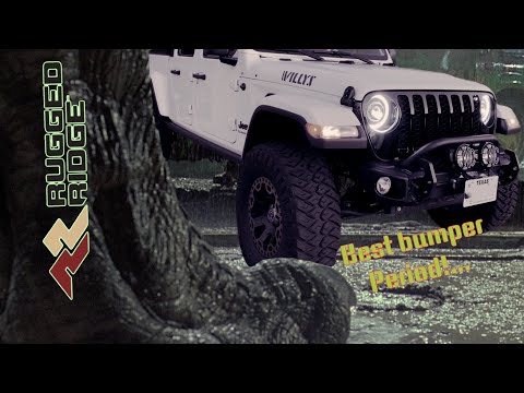 Jeep Gladiator Rugged Ridge Arcus bumper closer look