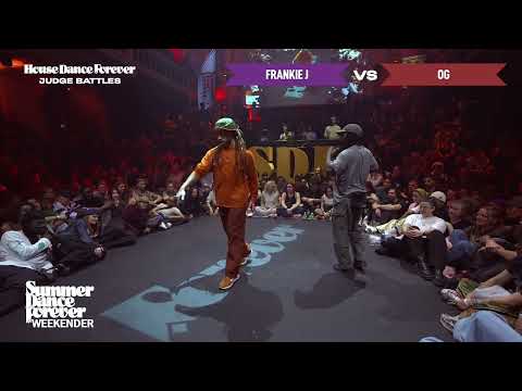 Frankie J vs OG JUDGE BATTLE House Dance Forever | Summer Dance Forever Weekender 2025