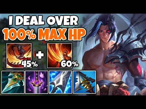ASSASSIN RED KAYN does over 100% MAX HP in ONE COMBO (You can ONE SHOT TANKS) - League of Legends