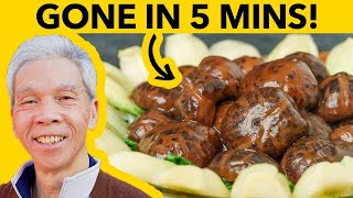 Download lagu 🥬 🍄 Dad’s FANCY Braised Mushrooms & Bok Choy! (白菜燜冬菇) mp3