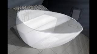 The Kingston Brass Aqua Eden Solid Surface Bathtubs Video