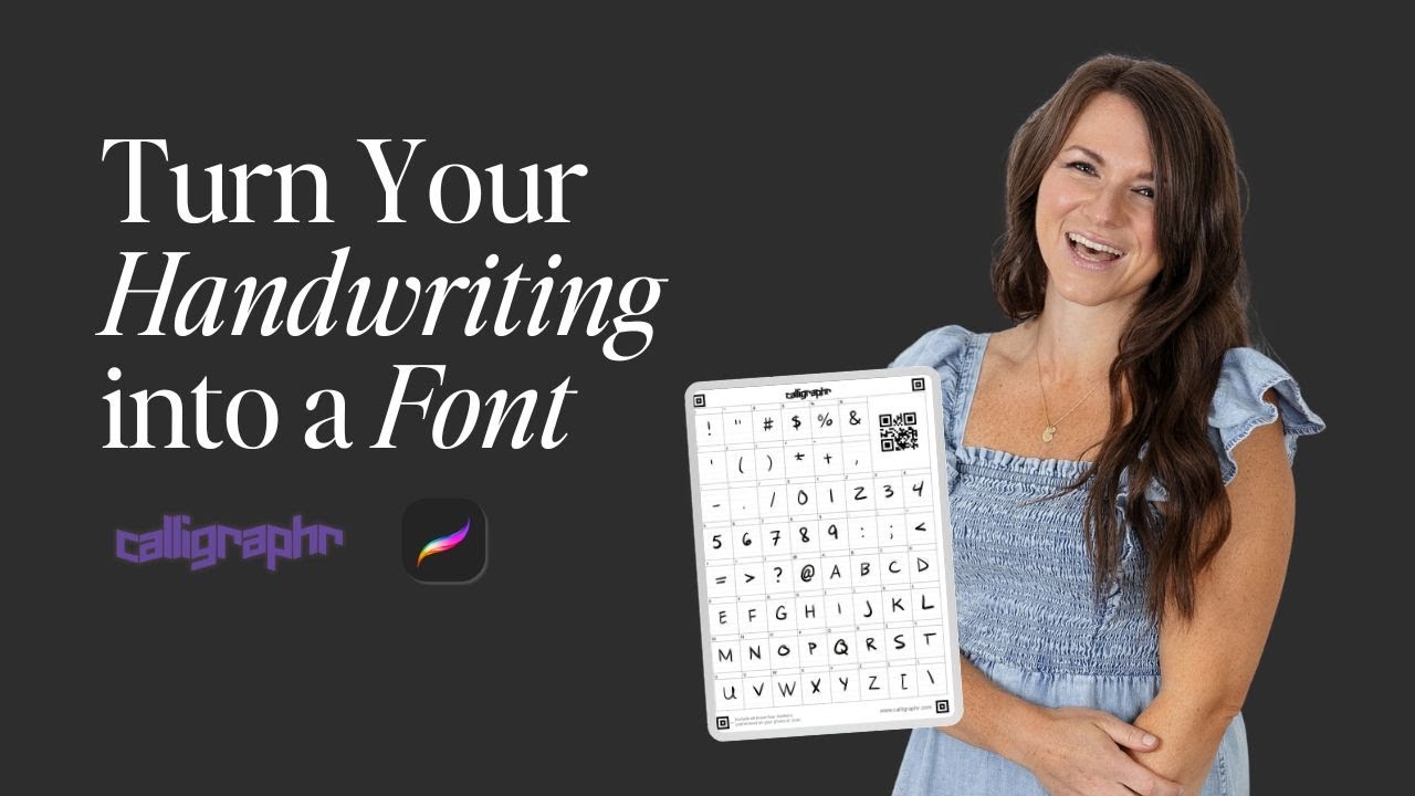 How to Turn Your Handwriting into a Font