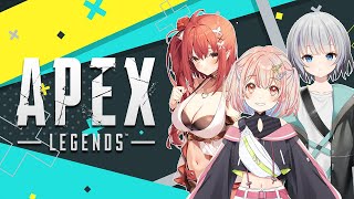 【Apex】フルパでランク配信するよ～！ w/心白てとちゃん、パカエルさん【鹿乃】
