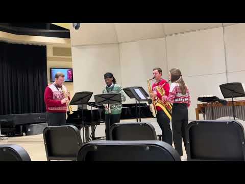 Polar Vortex for Saxophone Quartet, I. Snowfall by Chris Evan Haas