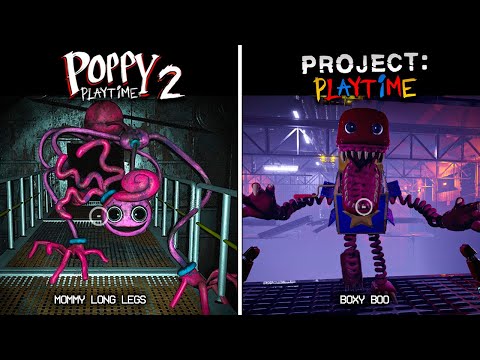 Boxy Boo VS Mommy Long Legs Chase | Poppy Playtime VS Project Playtime!