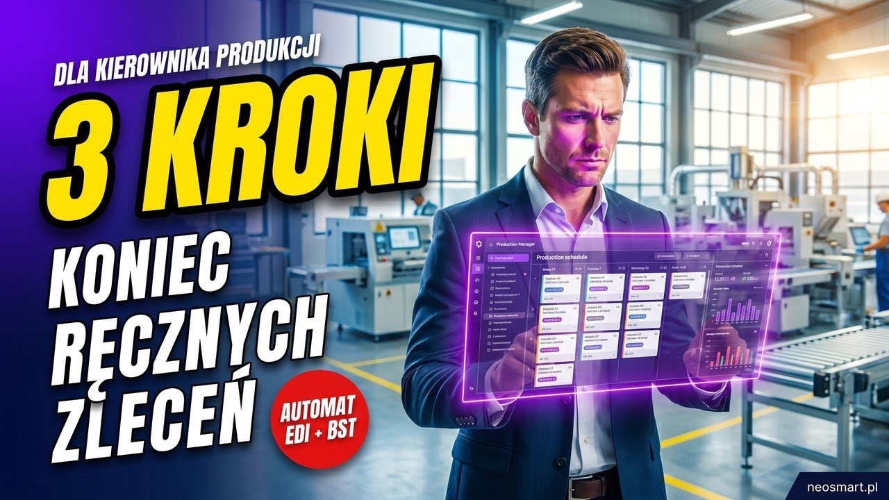 Zlecenia produkcyjne w enova365 — planowanie kosztów i integracja EDI