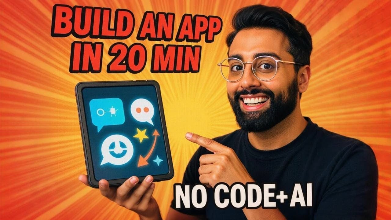 Build an App with AI in 15 Minutes, No Code Required (Lovable + Supabase Tutorial) - Video thumbnail
