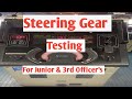 Steering Gear Testing Procedure