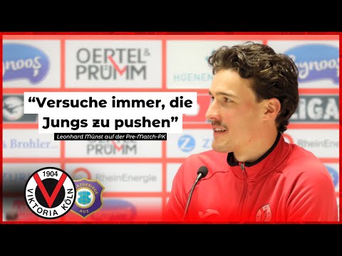 Press conference before the home game against Aue with Marian Wilhelm and Leonhard Münst powered ...