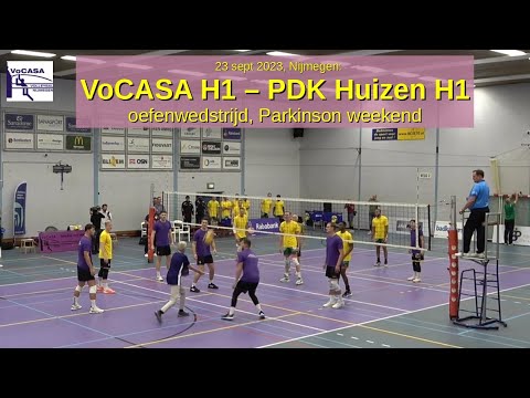 Oefenwedstrijd VoCASA H1 - PDK Huizen H1 (23 sep 2023), Parkinson opening en de big points
