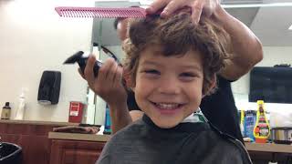 Noah&#39;s Turn - Watch a 3 Year Old Enjoy a #haircut