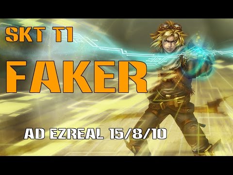 SKT T1 Faker - Ezreal vs Ashe - Ranked Challenger EUW Highlights
