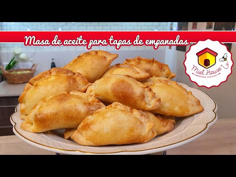 EMPANADAS de pollo con MASA CASERA DE ACEITE