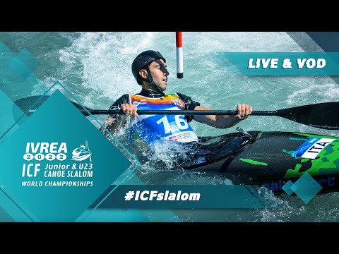 2022 ICF Canoe Slalom Junior & U23 World Championships Ivrea Italy / Kayak U23 Semis & Finals