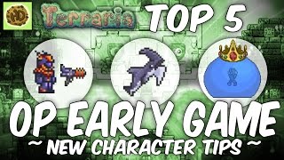 Terraria 1.3 Top 5 Overpowered New Character Tips | 1.3 Weapons | Items | Armor | Glitches