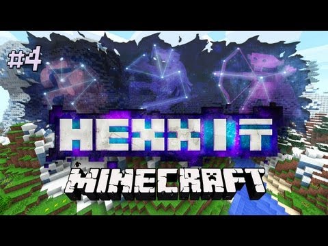 Minecraft: Hexxit Mod Pack- Let's Play Ep 4  (Finding The Lost Village Of Atlantis)