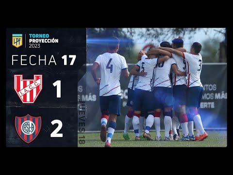 #TorneoProyección 2023 | Fecha 17 | resumen de San Lorenzo e Instituto