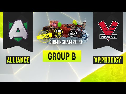 Dota2 - VP.Prodigy vs. Alliance - Game 2 - ESL One Birmingham 2020 - Group B - EU