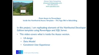 From Access to PowerApps: Replicating Northwind -- The Access Template