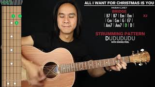 All I Want For Christmas Is You Guitar Cover Mariah Carey 🎸|Tabs + Chords|