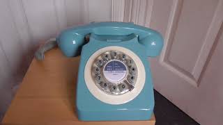 Wild And Wolf French Blue 746 Telephone (Replica GPO 746)