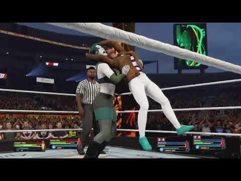 Thumbnail for Lindsay and Gwen #tdi Vs Brooklyn/ Yasmina WWE 2K25 by Tdi