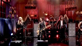 Alice Cooper Feat. Orianthi - I’ll Bite Your Face Off - The Tonight Show with Jay Leno 9-9 2011