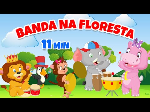 Banda na Floresta - Giramille 11 min | Desenho Animado Musical