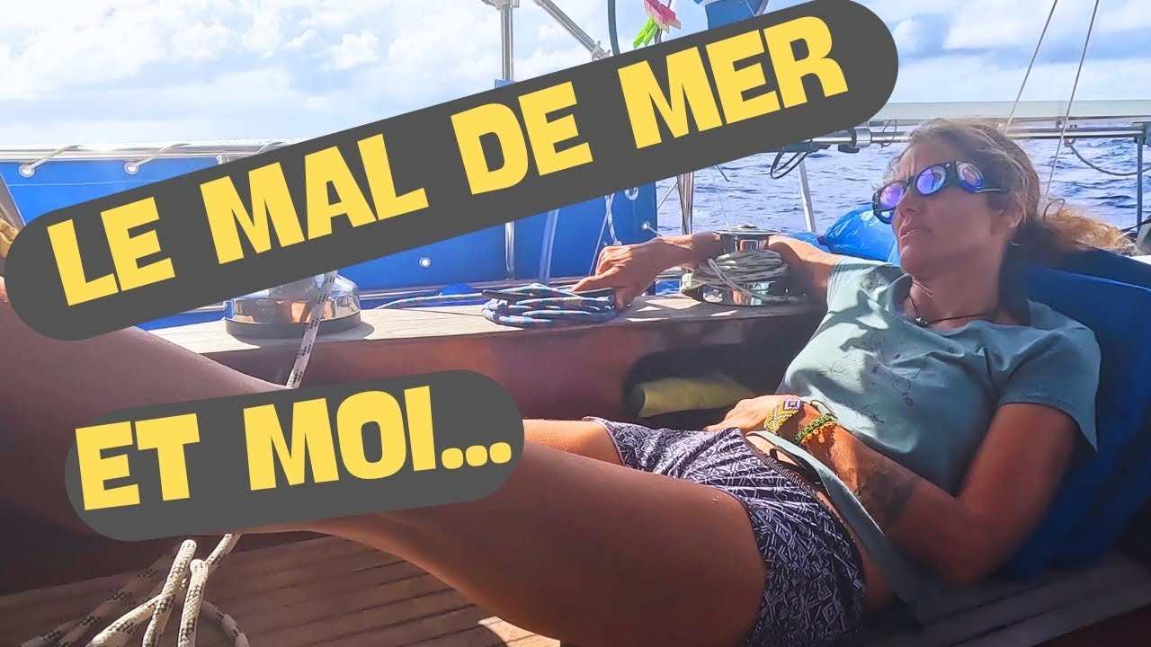 Sailing and seasickness, heading for Anse Amyot. Ep. 53