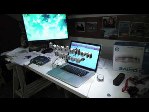 Tracking test with gravity