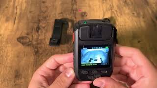 4K Body Camera, 40MP 128GB Body Wearable Camera,Waterproof Body Mounted Camera