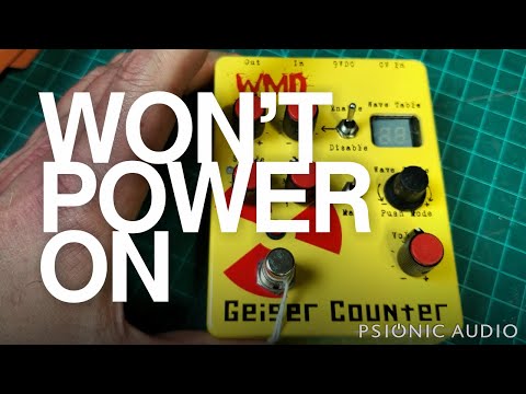 WMD Geiger Counter Won't Power On