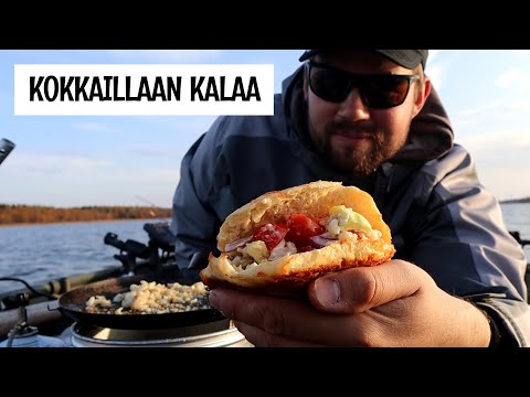 HAUENKALASTUS MATALASSA - KOKKAILLAAN KALATÄYTTEINEN PITALEIPÄ VENEESSÄ - OFFSET KOUKKU TESTISSÄ