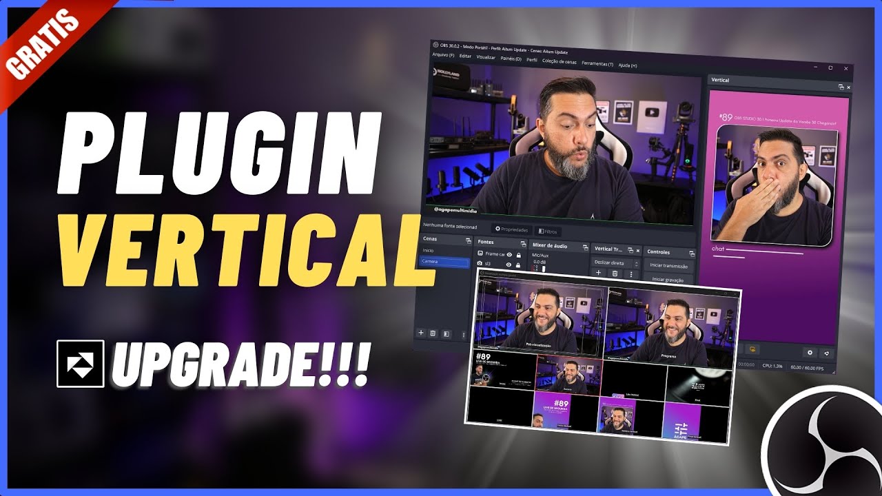 🆙ATUALIZOU!!! PLUGIN LIVES NA VERTICAL OBS Studio - Confira as Novidades - Aitum TV