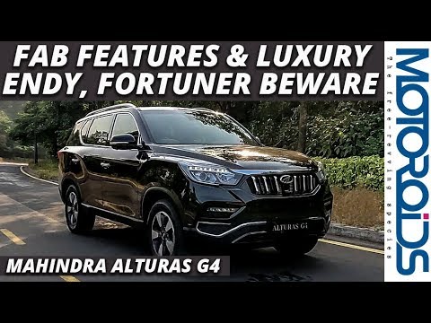 Mahindra Alturas G4 SUV in-Depth Review | Premium Luxury and Features | Motoroids