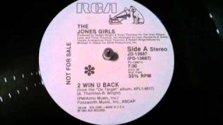 The Jones Girls - 2 Win U Back (Extended Version)