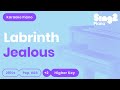 Labrinth - Jealous (Higher Key) Karaoke Piano