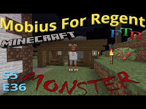 Mobius For Regent: S5 E36 - Minecraft FTB Monster - Backpacks - M4R5.36