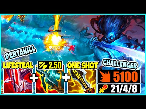 YASUO MID S14.8 BUT I GET 100% CRIT WITH TWO ITEMS - DEAL MOST DAMAGE (REWORK) - League of Legends