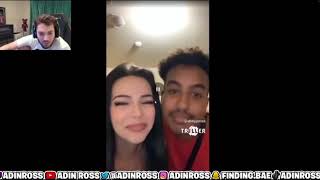 Adin Ross Reacts To PamiBaby Twerking On Her Ex BoyFriend & Says He Is HURT! FUNNY