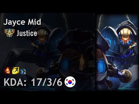 Jayce Mid vs Fizz - Justice - KR Challenger Patch 6.22